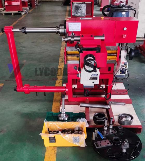 C9365 car brake disc turning machine is ready to Chile customer